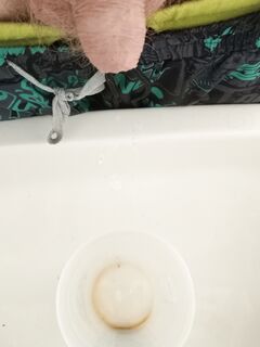 Daddy Uses His Jug in The Sink
